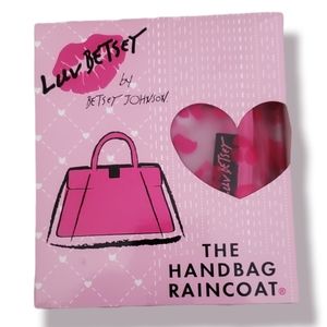 Betsey Johnson Handbag Raincoat